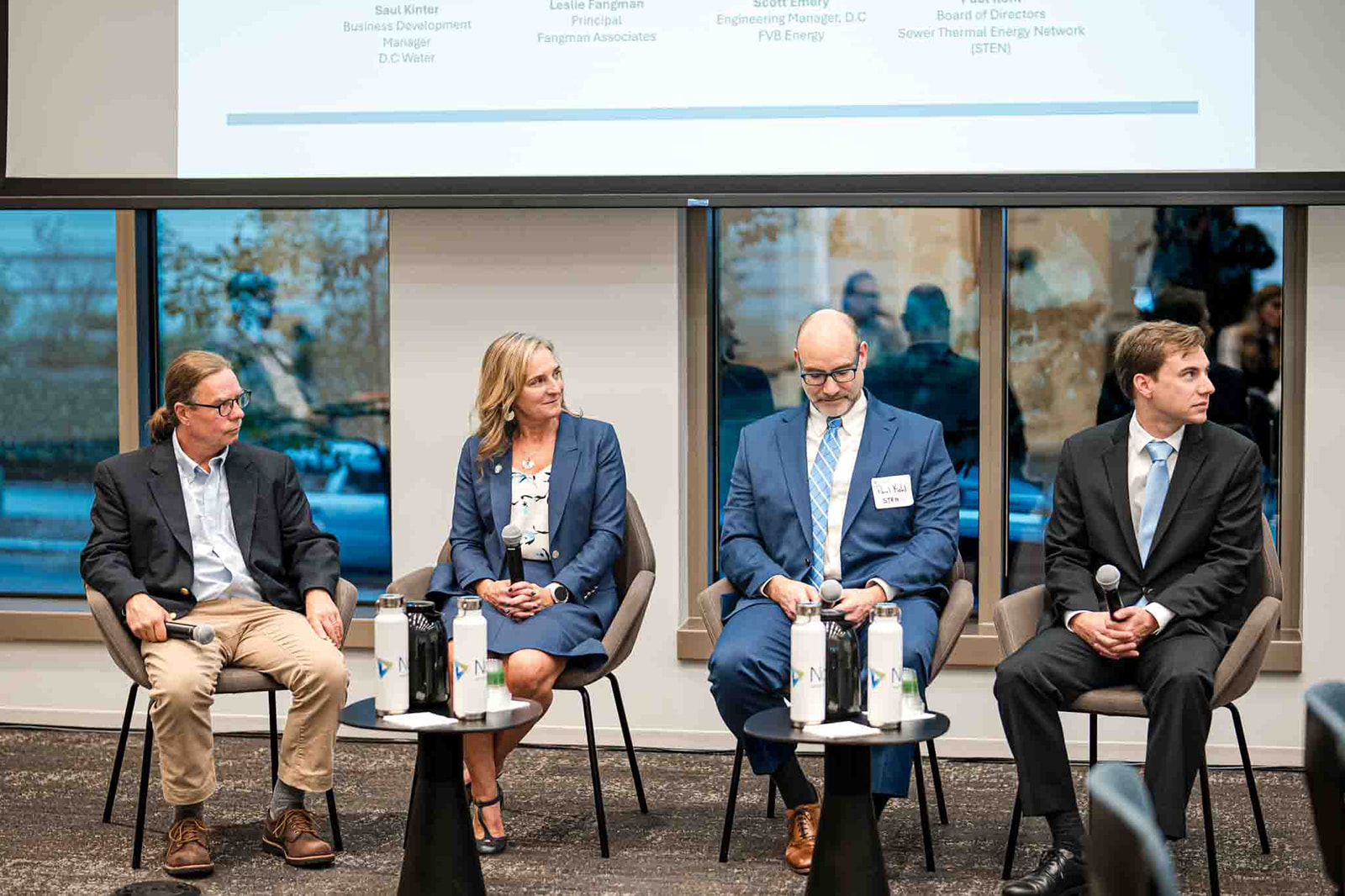 DC Water sustainability panel discussion corporate event photography